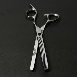 Polished Finish Barber Thinner <b>Shears</b> with Fancy Design <b>Handle</b> Professional Stainless Steel Hair Thinning Scissors At Best Price - Product Image 6