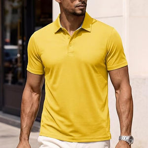 Camisas Polo para Hombre al por Mayor, de Poliéster que Absorbe la Humedad, para Golf, con Logotipo Personalizado, Proveedor de Ropa en EE. UU. - Product Image 3