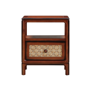 โต๊ะข้างเตียงทำจากไม้ยี่ห้อ Layton โต๊ะ1ลิ้นชักห้องนอนเฟอร์นิเจอร์ห้องนอน - Product Image 2