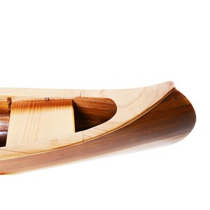 Modelo de canoa india de madera hecha a mano, decoración náutica para hotel, oficina, hogar y regalo - Contacto para venta al por mayor - Product Image 4