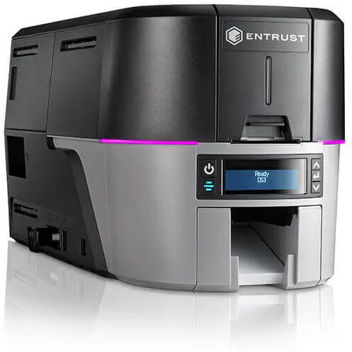 Entrust Sigma DS3 Single-Sided Dye Sublimiation ID Card Printer USB+Ethernet Interface 300DPI Resolution 5/10 Seconds Print