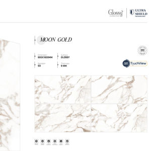 Azulejos de porcelana brillante de alta resistencia y calidad premium, tamaño 800x1600, 1200x1800, 750x1500 mm, azulejos de gran formato para uso comercial. - Product Image 1