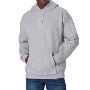Sudadera con Capucha para Hombre, Color Sólido, Corte Regular, Felpa de Algodón, Informal, para Otoño, con Bolsillo Delantero y Capucha con Cordón Ajustable - Product Image 1