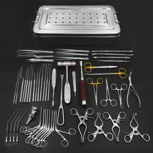 Juego de Instrumentos de Otología |   Kit Completo de 63 Piezas de Instrumentos Quirúrgicos ORL para Cirugía de Oído y Procedimientos de Otología de Vaslcare - Product Image 1