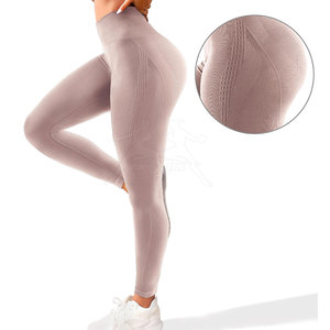 Leggings de Yoga para Mujer, Corte Holgado, con Fruncido en la Parte Trasera, Transpirables y Elásticos, Ropa Deportiva - Product Image 3