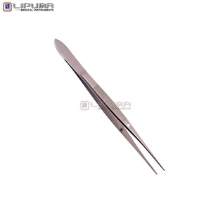 Pinzas Oftálmicas GRAEFE Iris Forceps 4 (102mm) Rectas con Mordazas Serradas para Microcirugía, Instrumentos Médicos - Product Image 4