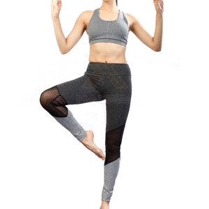 Ensemble de yoga pour femme fabriqué en usine, produit phare, style unique, logo frontal uni, respirant, 2 pièces en Spandex/Polyester - Product Image 1