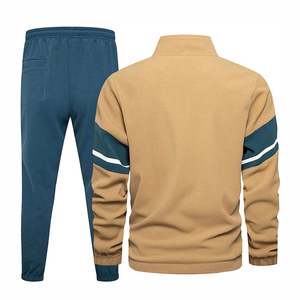 Conjunto Deportivo Premium Personalizado para Hombre, Chaqueta con Cierre y Pantalones Jogger, Ropa Deportiva Informal para Gimnasio, Traje de Entrenamiento de Dos Tonos - Product Image 4