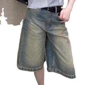 Short en jean femmes loisirs Streetwear taille haute Style été genou Simple confortable étudiants vêtements nouveau - Product Image 6