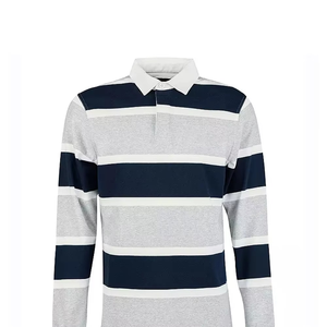 Maillot de rugby à la mode, étiquette personnalisée disponible maintenant à un prix abordable, fabriqué en usine, de bonne qualité, maillot de rugby polo pour hommes - Product Image 6