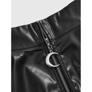 Falda vaquera informal para mujer, 100% poliéster, servicio OEM, último diseño, larga hasta la rodilla, multiusos - Product Image 3