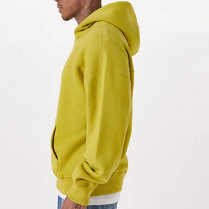 Wholesale Custom <b>Blank</b> Drop Shoulder Men's Heavy <b>Weight</b> Oversize Hoodie Pullover Puff Hooded Sweatshirts Fleece Embossed Best - Product Image 2