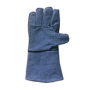 Heavy Duty A Grade Cowhide Leather 14 Inch To 16 Inch Long Hand Cuff Welder Working <b>Gloves</b> Heat Resistant Welding Work <b>Gloves</b> - Product Image 5
