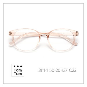 แว่นตา Tam Tam Round Full Rim 50-20-137 C9 เลนส์เรซิ่นป้องกันรังสียูวีสำหรับผู้ใหญ่ทุกเพศ - Product Image 3