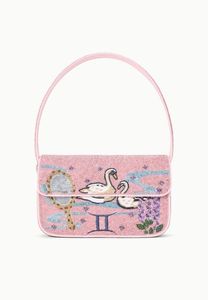 Sac à bandoulière rose en perles de rocaille, fabriqué à la main, directement de l'usine, pour chariot de golf, avec structure de sac à main - Product Image 2