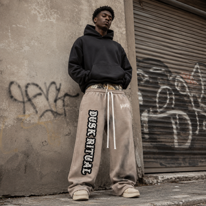 Men's <b>Light</b> Gray Elastic Waist Cargo Pants Casual Multiple Pockets Breathable Canvas <b>Trousers</b> Summer Wear - Product Image 5
