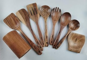 Cuchara de Madera con Logotipo Personalizado, Apta para Alimentos, Ecológica, Hecha a Mano, Utensilio de Cocina, Estilo Clásico Marrón, Biodegradable, Utensilios para Camping - Product Image 2