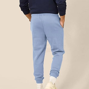Trendy Streetwear Men <b>Jogger</b> Pants With Ribbed Ankles Flexible Fit For All Day Comfort Men Pants Washed - Product Image 3
