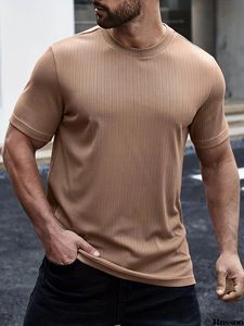 T-shirt imprimé à manches courtes pour homme, col rond, de qualité supérieure, nouveau modèle d'été, coupe ample, en pur coton respirant, de BD - Product Image 4