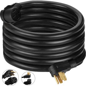 Cavo di Prolunga Elettrica per Camper da 15 Metri, 40 Ampere, AWG8 con Maniglie per Camion, Rimorchi, Camper e Sistemi Elettrici RV - Product Image 1