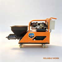 Machine professionnelle d'injection de mortier de béton avec contrôle précis des matériaux pour les travaux de construction d'ingénierie