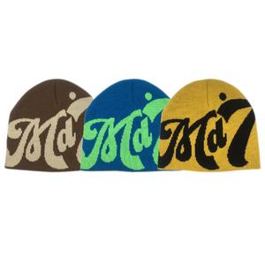 Rod Beanie Hat Jacquard Knit Acrylic <b>Winter</b> <b>Cap</b> Unisex Street Style Letter Pattern 56-58CM Adult Casual Wear - Product Image 3