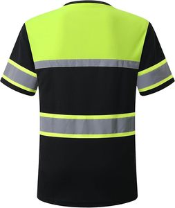 <b>Top</b> Selling High Visibility Two Tone Long Sleeve Work Wear Safety Shirt 100% Polyester Hi Vi <b>Reflective</b> Safety Shirt - Product Image 6