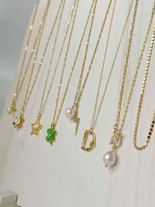 Collar con Colgante de Trébol de Cuatro Hojas con Ópalo Verde, Plata de Ley Chapada en Oro, Joyería de Boda y Compromiso, Amuleto de la Suerte - Product Image 3