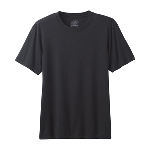 T-shirt en coton gris pour homme, coupe classique, manches courtes, col rond, vêtement décontracté, couleur unie, jersey tricoté, teinture unie - Product Image 3