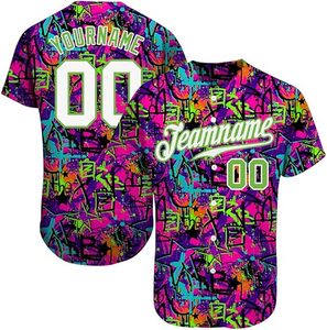 Hot Selling Premium Quality Printed Baseball Jersey 100% Polyester Unisex Adult Anti-Bacterial Breathable Quick Dry Moisture - Product Image 4