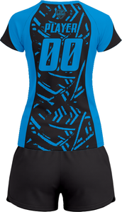 Tenue de volley-ball SpikeStorm Pro AeroSpike Elite, kit de volley-ball ThunderHit Premium, 100 % polyester, impression par sublimation intégrale - Product Image 3