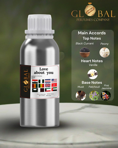 Parfum inspiré LOVE ABOUT YOU, parfum de haute qualité, parfum premium, longue durée, fournisseurs en gros, concentré, multi-parfums, usage quotidien - Product Image 1