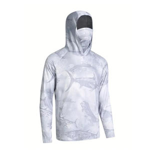 Sweat-shirts de pêche pour hommes de qualité supérieure UPF 50, style tendance, très vendus, légers, respirants, 100% polyester, sur mesure - Product Image 3
