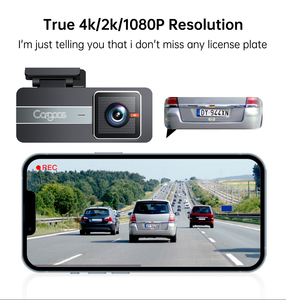 Caméra de bord à double objectif de haute qualité Enregistreur vidéo 4K/2K + 1080P avec GPS et WiFi Garantie 1 an - Product Image 6