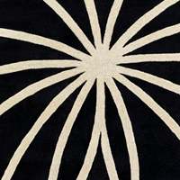 Custom Contemporary Wool Carpet Handmade white lines pattern Tufted Rug for Home Bedroom Home Decor Perfect Picnic
