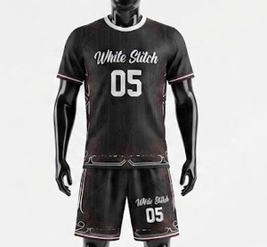 Ensemble de maillot de basket-ball sublimé noir pour femmes, col rond, sans manches, évacuation de l'humidité, spandex/nylon, coupe athlétique, toutes saisons - Product Image 3