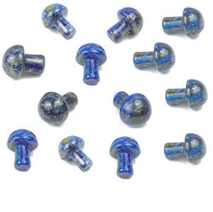 Cristal de Lapislázuli Natural Tallado en Forma de Hongo, Cristal Curativo Azul, Reiki, Meditación, Decoración Feng Shui, Venta al por Mayor, Marca Chakralume, Rajasthan - Product Image 1