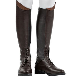 Bota de Montar para Caballo, de Cuero Sintético de Color Sólido, Protección Completa para Montar a Caballo - Product Image 5