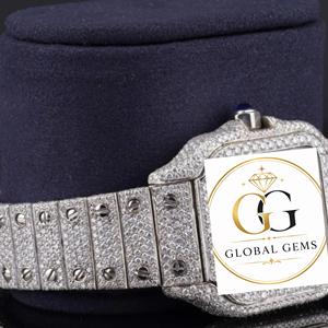 Reloj de Diamantes Plateado de Excelente Calidad, Elegante Esfera de Diamantes para Eventos Especiales, Disponible para Suministro Mundial - Product Image 5