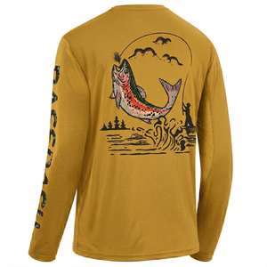 Camiseta de Pesca Personalizada al por Mayor en EE. UU., Jersey de Pesca Sublimado, Camisetas de Pesca con Protección UV Personalizadas - Product Image 1