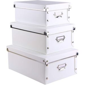 Scatole Decorative Impermeabili con Coperchi per Scarpe, Vestiti e Uso in Ufficio - Product Image 1