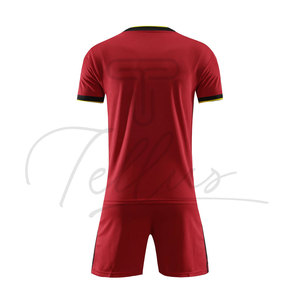 Sports Wear Adult Size Soccer Uniform in Reasonable Prices Breathable Comfortable and Soft Soccer Uniform Soccer Uniform Set - Product Image 3