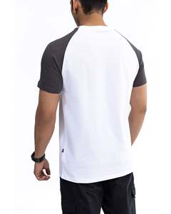 T-shirts décontractés pour hommes personnalisables, manches courtes, motif uni, 180 grammes, coton, logo sur le devant, respirant, séchage rapide - Product Image 2