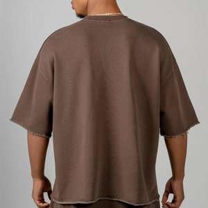 Camisetas Personalizadas para Hombre de Primera Calidad, 100% Algodón, 300gsm, con Bordado y Servicio OEM - Product Image 3