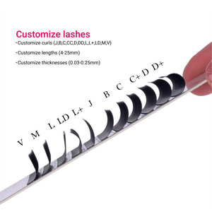 Charmlash Eyelash Wholesale Private Label Silk <b>Lashes</b> B Curl 0.10 Private Label <b>Lash</b> Extension Hot Selling Mega <b>Volume</b> Dense - Product Image 2