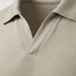 Chemises polo pour hommes à col en V, respirantes, vêtements de sport d'été pour le golf, impression personnalisée par sublimation, tailles plus grandes, hauts de sport athlétiques - Product Image 4