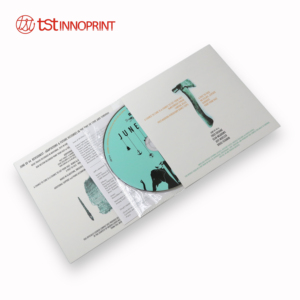 Customized Packaging Printing Paper Music Album 4 Panels CD Wallet - Product Image 4