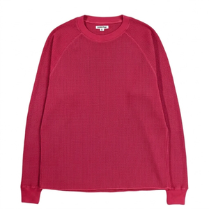 Men Long Sleeve Thermal T Shirt Compression Warm Winter Base <b>Layer</b> Sports <b>Top</b> 100% Cotton Knitted - Product Image 2