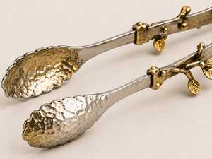 Pinzas de Acero Inoxidable con Extremos Festoneados, Resistentes al Calor, Aptas para Alimentos, Fáciles de Limpiar, Aptas para Horno y Lavavajillas, Juego de Utensilios de Cocina 1 - Product Image 6