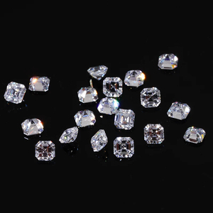 Wholesale Manufacturer 4.3MM CVD HPHT DEF Color VVS-VS Clarity Synthetic Asscher Cut Lab Grown Loose Diamond for Jewelry Making - Product Image 2